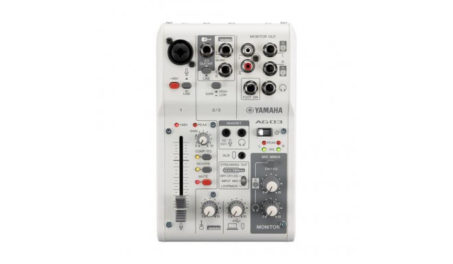 Yamaha AG03MK2 3 channels White