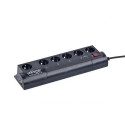 EnerGenie EG-PMS2 surge protector Black 6 AC outlet(s) 220 – 230