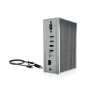 ICY BOX IB-DK2262AC Wired USB 3.2 Gen 1 (3.1 Gen 1) Type-C Anthracite