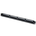 Techly Patch Panel UTP 24 Ports RJ45 Cat.6 I-PP 24-RU-C6T