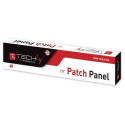 Techly Patch Panel UTP 24 Ports RJ45 Cat.6 I-PP 24-RU-C6T