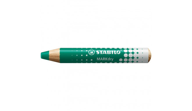 Tahvlimarker puidust STABILO MARKdry, roheline, südamik 10mm, teritatav, PEFC