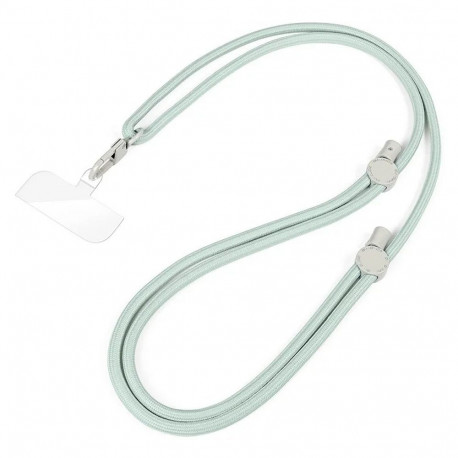 DUX DUCIS Plaz - cross-body phone strap - light green