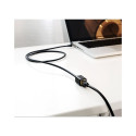 Kaablipikendus F/UTP CAT6 RJ45 isane - emane 3m NW112 UGREEN, must