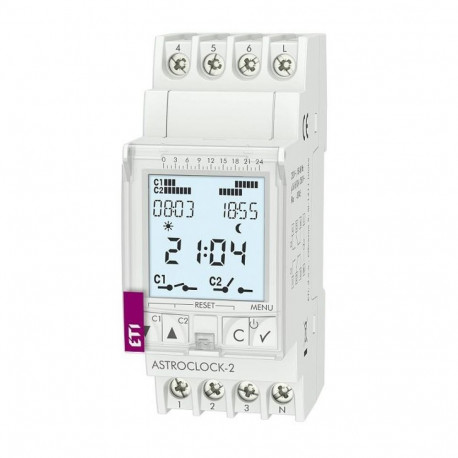 TIME SWITCH DIGITAL MODULAR ASTROCLOCK-2