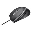 Logitech M500 Advanced Wired Mouse, USB Type-A, Optical, 4000 DPI, Black
