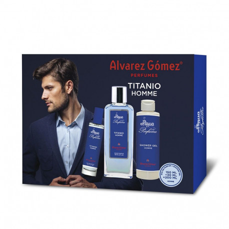 ALVAREZ GOMEZ TITANIO HOMME ESTUCHE 2 pz
