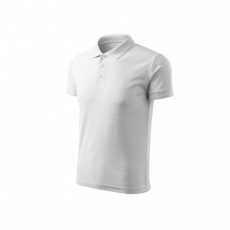 Malfini Pique Polo Free M MLI-F0300 white polo shirt (L)