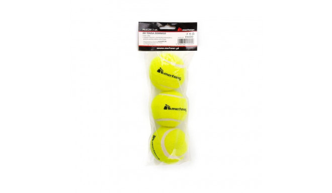 Tennis ball Meteor 3pcs 19000 (uniw)