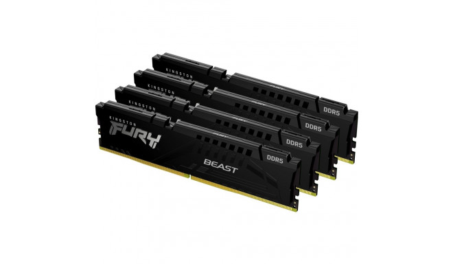 "5600 128GB Kingston (4x 32GB) Kit of 4 Fury Beast Black XM"