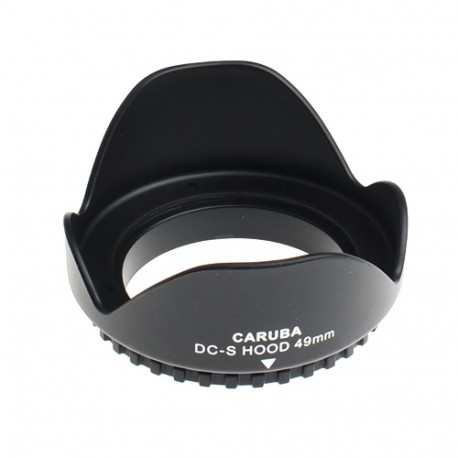 Caruba Universele Wide Zonnekap 49mm