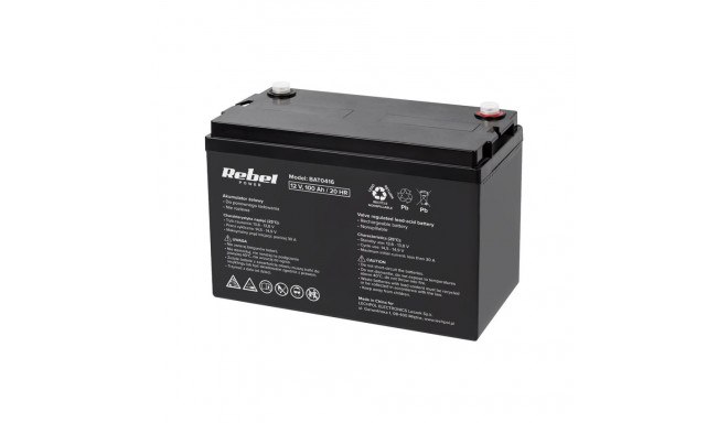 12V 100Ah Rebel geelaku