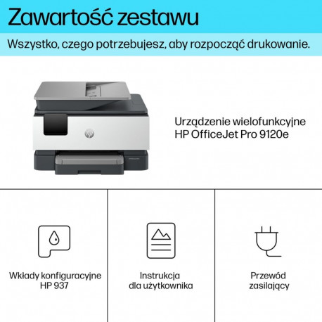 HP multifunktsionaalne tindiprinter OfficeJet Pro 9120e A4 4800 x 1200DPI 22ppm Wi-Fi
