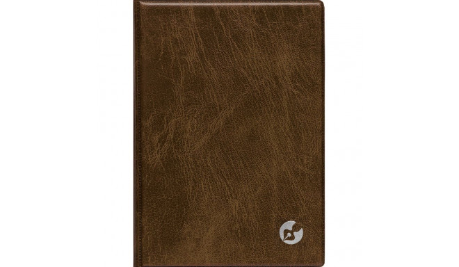 Book calendar Boss A5, WEEK vertical, spiral binding, plastic covers (BROWN) 00039/41129