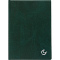 Book calendar Week A5 UNIVERSAL, spiral binding, plastic covers (GREEN) 00066/40011