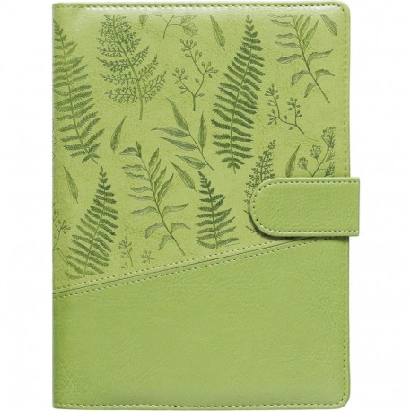 Book calendar Boss A5 DAY, spiral binding, FASHION covers ( GREEN) 00070/40177