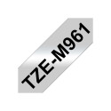 BROTHER TZEM961 teipkassett 36mm8m hõbedane matt P-touch 550/3600/9000 seeria jaoks