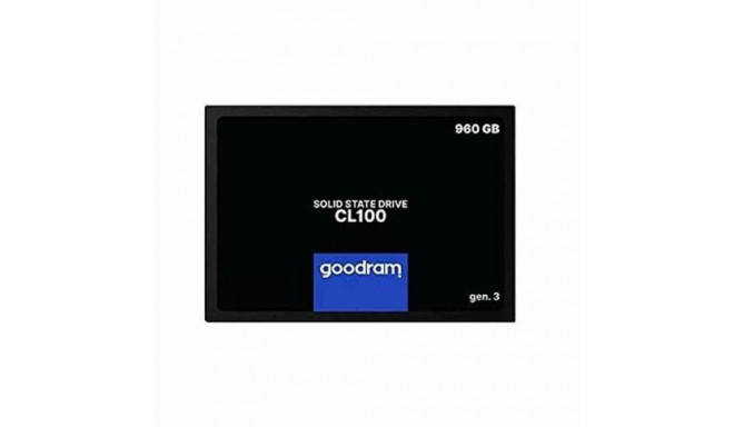 Hard Drive GoodRam CL100 G3 960 GB SSD SSD 460 MB/s-540 MB/s