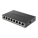 D-Link DGS-108 network switch Unmanaged L2 Gigabit Ethernet (10/100/1000) Black