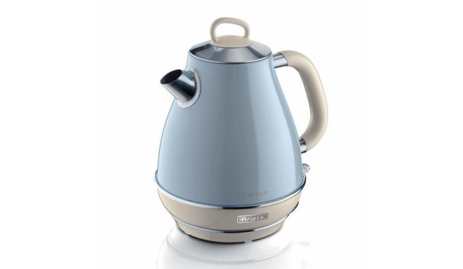 Ariete 2869/05 electric kettle 1.7 L 2000 W Blue, Chrome, White