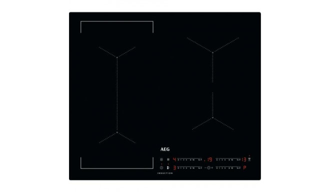 AEG IKE64441IB Black Built-in 60 cm Zone induction hob 4 zone(s)