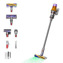 Dyson V12 Detect Slim Absolute handheld vacuum Nickel, Yellow Bagless