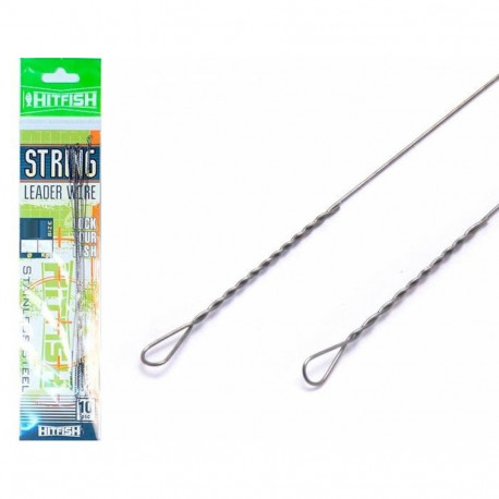 HITFISH String Leader Wire 200cm d 0.35 13kg 9pcs
