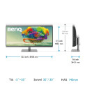 Monitor 34-inch PD3420Q LED QHD/IPS/5ms/GL/HDMI/DP