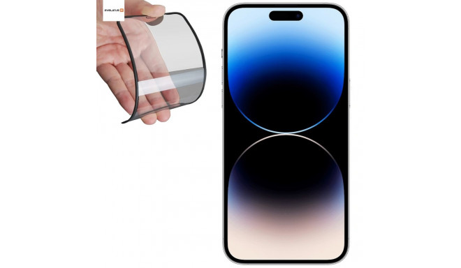 Evelatus Kummist Serva Anti-Break 3D Klaas Apple iPhone 14 Pro Jaapani Liim Must