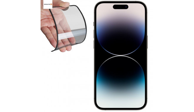 Evelatus Rubber Edge Anti-Break 3D Glass for Apple iPhone 14 Pro Max Japanese Glue Black