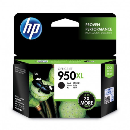 HP 950XL - Hojtydende - must - originaal