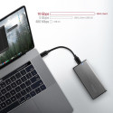 AXAGON EEM2-SG2 RAW BOX External Case for M.2 SSDs USB-C 3.2 Gen 2 - silver