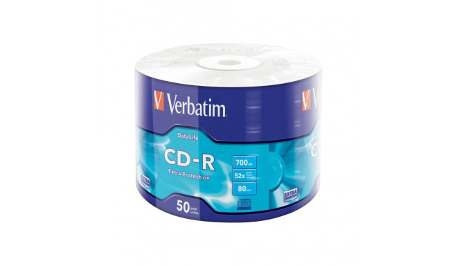 VERBATIM 43787 CD-R Verbatim 50pcs 700MB 52x wrap EXTRA PROTECTION