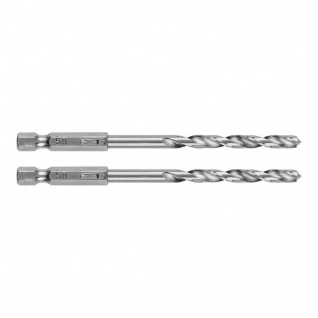 Wiertło do metalu Hex 5.0 mm, 2 szt.