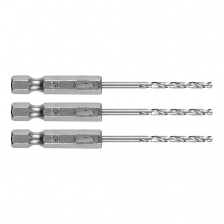 metalli puur Hex 2.0 mm, 3 tk