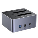 UNITEK Y-3026GY01-EU storage drive docking station USB 3.2 Gen 1 (3.1 Gen 1) Type-B Grey