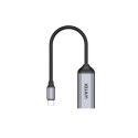UNITEK V1420A video cable adapter 0.15 m USB Type-C HDMI Grey