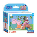 Clementoni kuubiku pusle Peppa Pig 6 tk