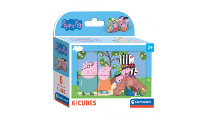 Clementoni kuubiku pusle Peppa Pig 6 tk