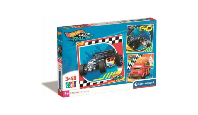 Clementoni pusle Hot Wheels 3 x 48 tk
