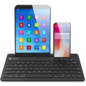 Bluetooth keyboard with smartphone and tablet stand