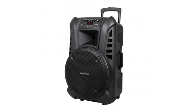 Aktiivne kõlarikapp (2 juhtmevaba UHF mikrofoniga, SD, Bluetooth, FM, USB) 60 W
