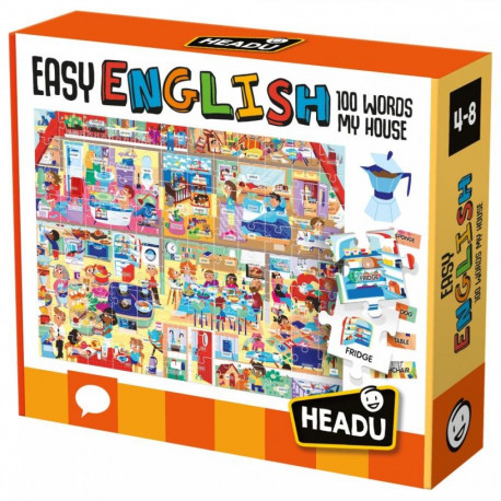 HEADU puslemäng Easy English Minu kodu, 100-sõnaline