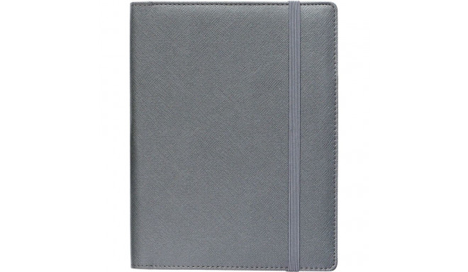 Book calendar Boss A5 DAY, spiral bound, SHINE covers (GRAY) 00084/40170