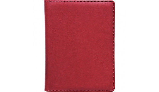 Book calendar Week A5 UNIVERSAL, spiral binding, Comfort covers (DARK RED) 00057/41113