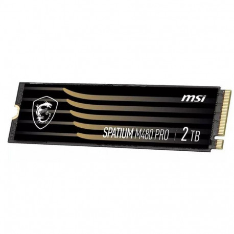SSD|MSI|SPATIUM M480 PRO|2TB|M.2|PCIe Gen4|NVMe|3D NAND|Write speed 7000 MBytes/sec|Read speed 7400