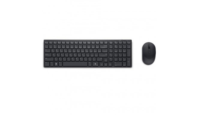 DELL KM555 keyboard Mouse included Universal RF Wireless + Bluetooth QWERTY Ukrainian Black
