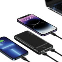 USAMS Powerbank 10000mAh 10W 1C+2A black/black XY Series 10KCD19801 (US-CD198)