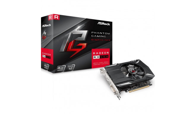 ASRock Radeon RX 550 Phantom Gaming 4GB GDDR5 graafikakaart (PHANTOM G R RX550 4G)