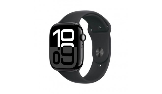 Apple Watch Series 10 GPS 42mm Jet Black Alu Case, Midnight Black Sport Band M/L EU MWWF3